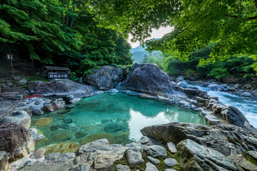 新穂高の湯　夏